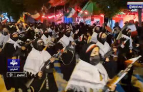 نمایش عظیم اقتدار ملی ۲ با رژه جان فدایان در سمیرم