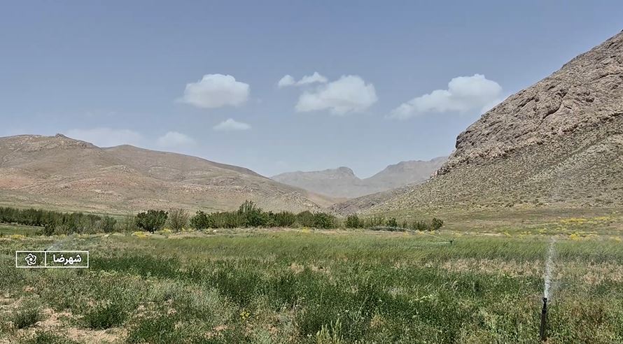 صرفه جویی آب کشاورزی عشایری شهرستان شهرضا با کمک بنیاد علوی