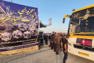 شهرضا گذرگاه زائران تشییع رهبر شهید