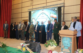 آیین اختتامیه دومین جشنواره استانی نهج البلاغه در آینه هنر در دانشگاه آزاد شهرضا