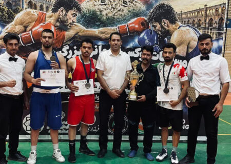 نائب‌قهرمانی تیم بوکس بزرگسالان شهرضا در استان